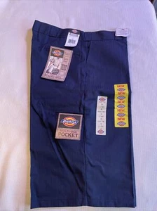 NWT Dickies Nascar Scotchgard Loose Fit Flat Front 15” Work Shorts Sz 40 Blue - Picture 1 of 21