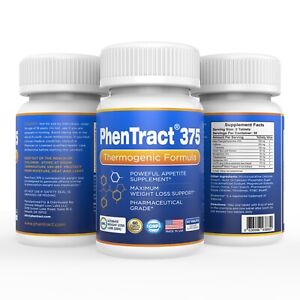 PhenTract375® Supercharge Energy Appetite Control Best Phentemine 2 PACK