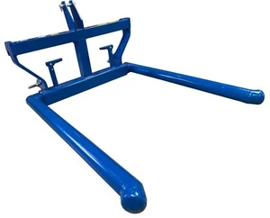 Gwaza Euro 8 Or 3 Point Linkage Bale Lifter Adjustable Arms 800kg Max Capacity - Picture 1 of 3