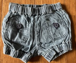 Country Road Unisex Denim Bloomers Shorts - Size 12-18mths Too cute! - Picture 1 of 2