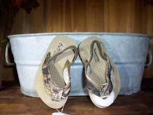 REAL TREE TODDLER BOYS FLIP FLOPS SHOES SIZE 5M GREEN KIDS SUMMER SHOES BEACH  - Picture 1 of 1
