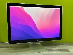 Apple Cinema Display LED A1267 24" LED Silver MB382LL/A - 1920x1200 MagSafe USB - Picture 1 of 8