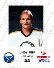 1988-89 Buffalo Sabres Wonder Bread #24 Lindy Ruff