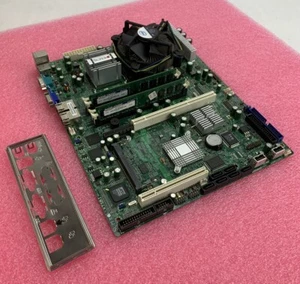 SuperMicro X7SBI Motherboard Intel Core 2 Quad Q9300 2.5GHz 4GB RAM w/ Shield - Afbeelding 1 van 11