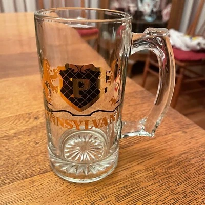 Taza Stein de cerveza de vidrio temática de la Commonwealth de Pensilvania Foto 1 de 4