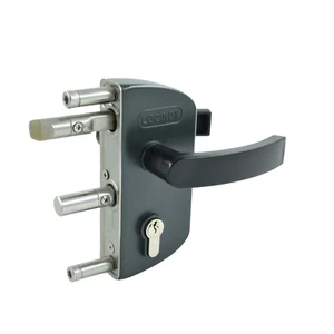 Gartentorschloss Locinox LAKZ4040 P1L für 40 mm RAL 7016 - Bild 1 von 6