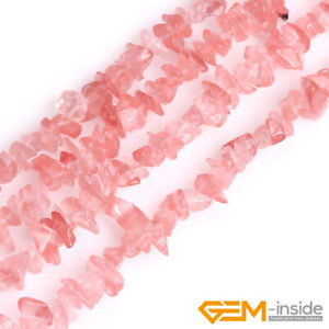 Natural 7-8mm Freeform Gemstone Chips Beads For Jewelry Making Strand 34"&15"