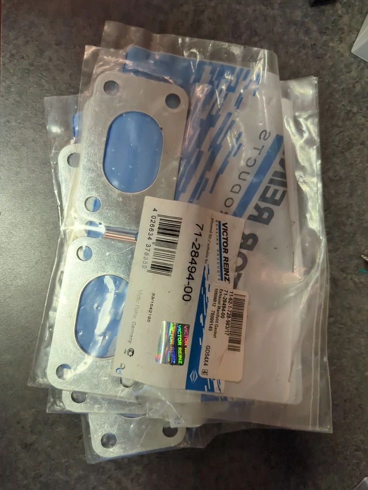 Juego de juntas de colector de escape para BMW Victor Reinz 71-28494-00 e36 11621728983 Foto 1 de 3