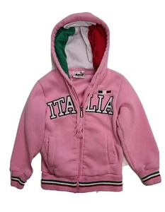 Baby Girls' Pink Italia Hoodie Approx. Size 6-12 months - Picture 1 of 7