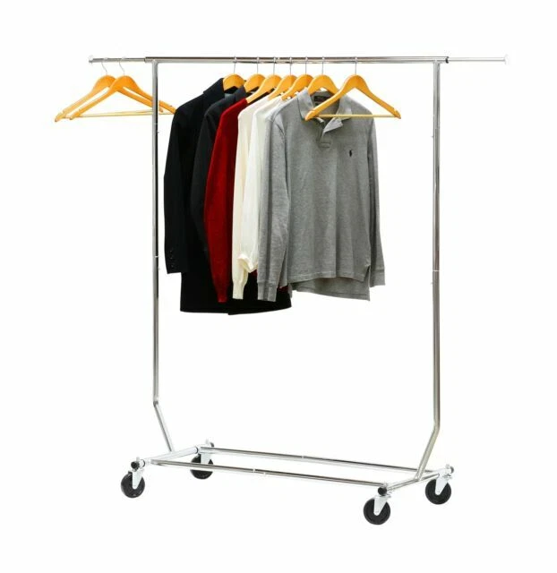 Simple Houseware BO-007-1 Garment Rack - Chrome