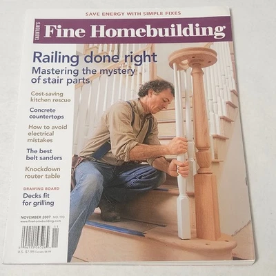 Taunton's Fine Homebuilding Railing Done Right November 2007 No. 190 Foto 1 de 4