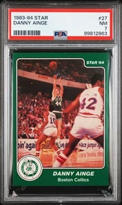 1983-84 Star #27 Danny Ainge PSA 7 Rookie RC centrado - Imagen 1 de 2