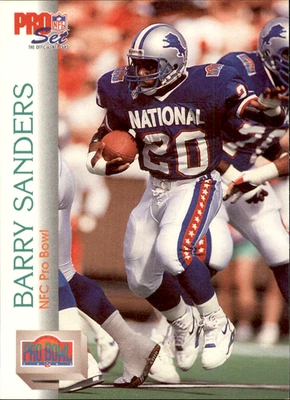 BARRY SANDERS 1992 Pro Set Base #421 Detroit Lions Football Trading Card - Image 1 of 3