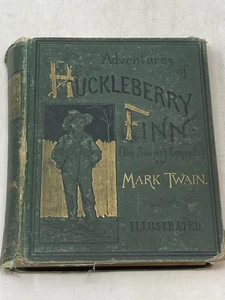 Mark Twain / ADVENTURES OF HUCKLEBERRY FINN TOM SAWYER'S COMRADE With One 1st ed - Bild 1 von 7