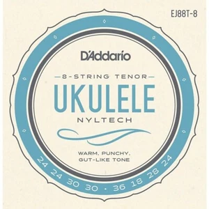 D'Addario Set Tenor Nyltech 8-String Ukulele Strings EJ88T-8 - Picture 1 of 17
