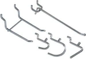 Hillman 853068 Workshop Peg Hook Kit, Zinc Plated (16 PC) - Picture 1 of 1