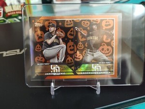 2023 Topps Update: Jared Koenig & Anderson Espinoza Rookie Combs Jack O' Lantern
