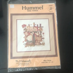 Hummel Wee Three Cross Stitch Kit 16x16 Switzerland New In Package Crafts - Picture 1 of 5