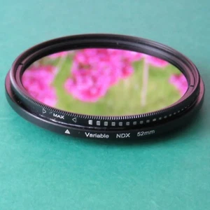 52mm ND Fader Filter Neutral Density Variable Adjustable ND2-400 for All Lens - Picture 1 of 2