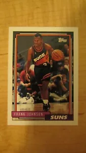 1992-93 Topps Basketball Frank Johnson #332 (should be #387) Number Error - Bild 1 von 2