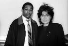 Rapper Chi-Ali and Yoko Ono attend the release party for Yoko Ono - Old Photo