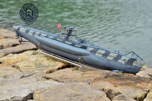 1:48 German U-Boat Type VIIC 1398mm 55" RC Submarine Scale Model Plastic Kit - Picture 1 of 20