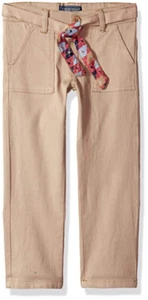 Cherokee Girls' Uniform Stretch Twill Skinny Pant - Khaki Patch - 6X - Picture 1 of 2