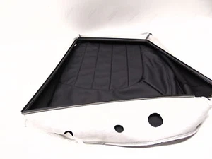 Neu Original MINI F56 / BEV Sitzlehne hinten rechts Bezug Leder Carbon Schwarz - Bild 1 von 8