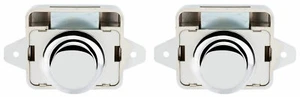 2pc Push Button Cabinet Latch for RV Camper / Motor home Cupboard Caravan Lock S - Picture 1 of 6