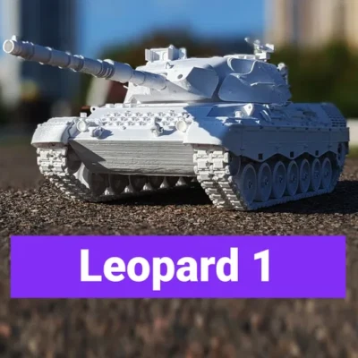 1/16 3d printed RC tank German Leopard 1A4/1A5 - Image 1 of 4
