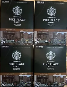 Starbucks Pike Place K Cups Medium Roast 4- 10 Packs - Picture 1 of 1