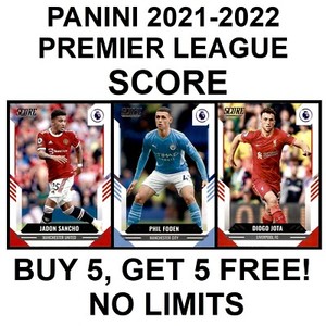 PANINI PREMIER LEAGUE SCORE 2021-2022 **Please Select Cards**