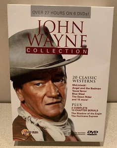John Wayne Collection (DVD, 2008, 6-Disc Set) 20 Classic Westerns. Free Shipping - Picture 1 of 4