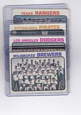 1973 Topps team picture cards - choose the ones you need            (BTC-00-73)