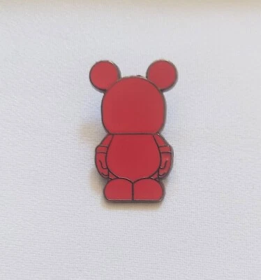 Disney Vinylmation Jr Mystery Pin Pack Solid Red Pin 2012 - Image 1 of 3