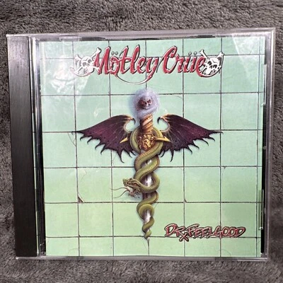 Dr. Feelgood Motley Crue Music CD 1989 Elektra 80s 90s Rock Music Foto 1 de 4