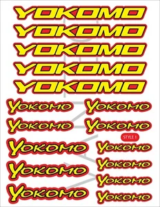 Yokomo Racing RC Aufkleber Aufkleber Elektro Buggy Autos LKW YD-2 YD-4 BD10 - Bild 1 von 16