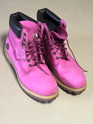 Pink Timberland 6” Bota Premium Cáncer de Mama Hombres 9.5 Susan G Komen Foto 1 de 4