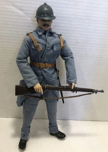 1/6 Sideshow Toys, WWI Bajonette & Stacheldraht - FRANZÖSISCHER Schütze 12" Figur - Bild 1 von 20