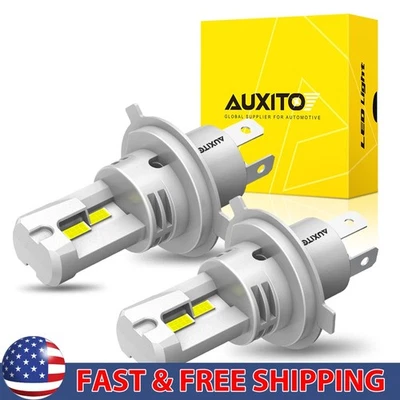 2x AUXITO 9003 H4 Kit de Bombillas LED Faro Alto-Bajo 6500K Blanco Súper Brillante Foto 1 de 4