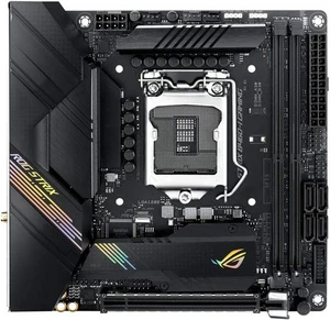 ASUS ROG Strix B460i Mini ITX Motherboard LGA 1200 Support 10th gen Intel CPU - Picture 1 of 5
