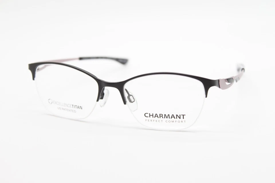 NUEVAS GAFAS ENCANTADORAS PERFECTAS CONFORT CH10606 BK2 NEGRAS ROSA AUTÉNTICAS 51-17 Foto 1 de 4