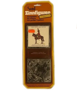 VTG NOS Scad Zinnfiguren Soldier Casting Molds French Horse Tin Pewter - Picture 1 of 4
