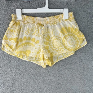 Pantalones Cortos Lilka Calientes Para Mujer Talla Med Amarillo Estampado Algodón Cintura Elástica - Imagen 1 de 8