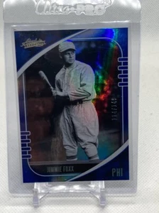 Jimmie Foxx 2021 Panini Absolute Blue Holo 114/149 - Picture 1 of 2