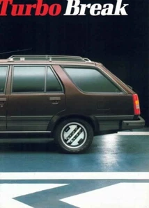 Katalog Prospekt Renault 18 Turbo Break 1982 Schweiz in Deutsch deutsch - Bild 1 von 2