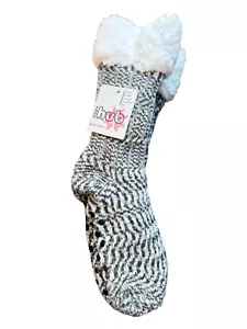 Cozy Hub Ladies Double Layered Push Lined Socks Size 9-11 Warm Winter Soft - Picture 1 of 5