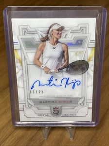 2024 Topps Royalty Tennis - Martina Hingis - Royal Decree - Autograph - #03/25 - Bild 1 von 11