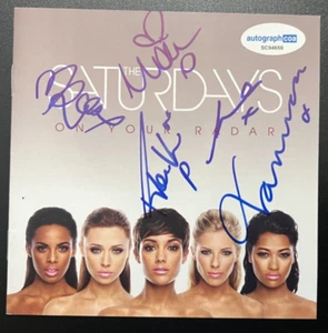 THE SATURDAYS On Your Radar SIGNED Autograph CD Cover Signature X5 Rare ACOA COA - Bild 1 von 2