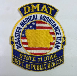 Iowa Disaster Medical Assistance Team Public Health DMAT IA Patch A9 - Picture 1 of 2